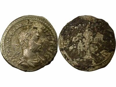 Roman Empire Elagabalus - Denarius, High Priest - 222 Rome
