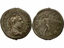 Roman Empire Elagabalus - Denarius, Mars - 219 Rome