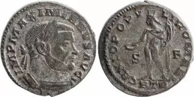 Roman Empire Follis, Maximianus Herculius (286-305) - Genio Populi Romani