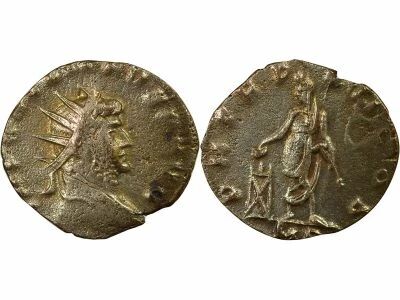Roman Empire Gallienus - Antoninianus, Emperor Sacrificing - 259 Mediolanum