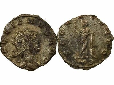 Roman Empire Gallienus - Antoninianus, Securitas - 268 Mediolanum