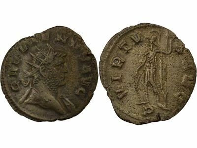 Roman Empire Gallienus - Antoninianus, Virtus - 263 / 264 Mediolanum