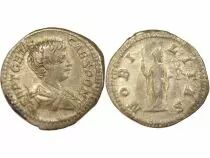 Roman Empire Geta - Silver Denarius, Nobilitas - 199 Rome