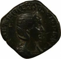 Roman Empire Gordien III - Sestertius, Pudicitia - 250 Rome