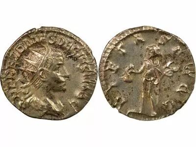 Roman Empire Herennius Etruscus - Antoninianus, Standing Pietas - 250 Rome