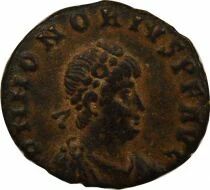 Roman Empire Honorius - Marioina, Standing Emperor - 393 / 395 Antioch
