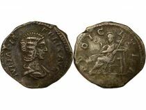 Roman Empire Julia Domna - Silver Denarius, Pudicitia - 211 Rome