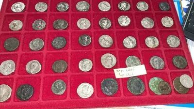 Roman Empire Lot de 42 pi�ces Romaines en Bronze et Billon