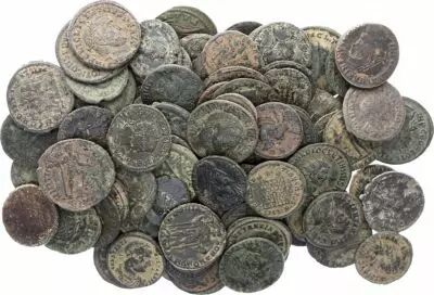 Roman Empire Lot of 10 Roman coins in bronze