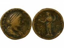 Roman Empire Lucilla - Sestertius, Standing Venus - 164 / 166 Rome