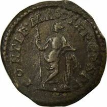 Roman Empire Macrinus - Denarius, Standing Securitas - 217 Rome