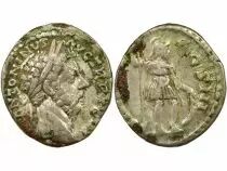 Roman Empire Marcus Aurelius - Silver Denarius, Standing Mars - 172 Rome