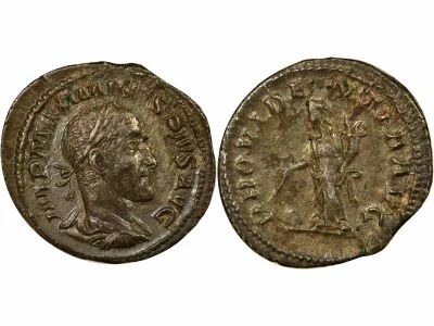 Roman Empire Maximinus Thrax - Denarius, Providentia - 235 Rome
