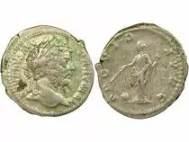 Roman Empire Septimius Severus - Silver Denarius, Standing Providentia - 201 Rome