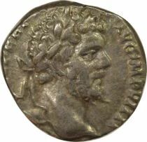Roman Empire Septimus Severus - Silver Denarius, Emperor on Horseback - 197 Laodicea ad Mare
