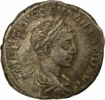 Roman Empire Severus Alexander - Denarius, Mars - 222 Rome