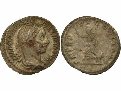Roman Empire Severus Alexander - Denarius, Pax - 227 Rome