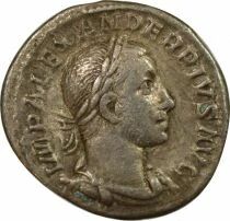 Roman Empire Severus Alexander - Denarius, Standing Jupiter - 231 Rome