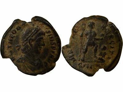 Roman Empire Theodosius I - Maiorina, Emperor & Captive - 383 / 388 Cyzicus