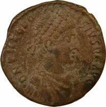 Roman Empire Theodosius I - Maiorina, Standing Emperor - 392 / 395 Antioch