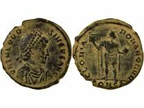 Roman Empire Theodosius I - Maiorina, Standing Emperor - 392 / 395 Constantinople