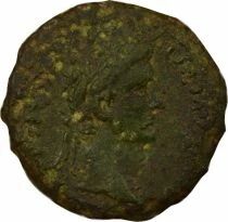 Roman Empire Tiberius - As, Altar of Gauls - 12 / 14 Lugdunum