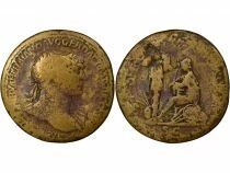 Roman Empire Trajan - Sestertius, Victory over the Dacians - 105 Rome