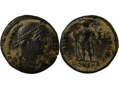 Roman Empire Valens - Nummus, Victory - 364 / 365 Cyzicus