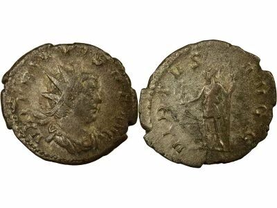 Roman Empire Valerian I - Silver Antoninianus, Virtus - 255 Trier
