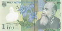 Romania 1 Leu Nicolae Iorga - Polymer - 2014