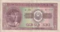 Romania 10 Lei - Worker - 1952 - P.88b