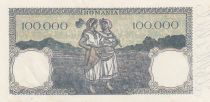 Romania 100 000 Lei - Women- Agriculture - 20-10-1946 - Serial X.2 - P.58