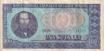 Romania 100 Lei - Nicolae Balcescu - 1966 - Serial D.0201 - P.97