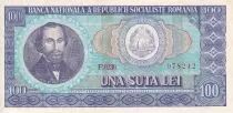Romania 100 Lei - Nicolae Balcescu - 1966 - Serial F.0236 - P.97