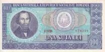 Romania 100 Lei - Nicolae Balcescu - 1966 - Serial F.0236 - P.97
