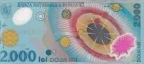 Romania 2000 Lei - Sun Eclipse - Polymer - 1999 - Letter E - P.111a