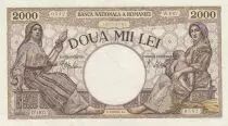 Romania 2000 Lei - Women and child - 18-11-1941 - Serial W.1077 - P.53