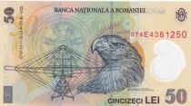 Romania 50 Lei - Aurel Vlaicu - Eagle Head - 2005 - E Series