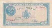 Romania 5000 Lei - Trajan & Decebal - 20-03-1945 - Serial  M.4 - P.56