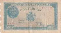 Romania 5000 Lei - Trajan & Decebal - 25-08-1945 - Serial  M.7 - P.56