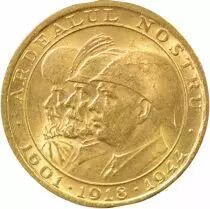 Romania Michel I - 20 Gold Lei, Lib. of the North Ardeal - 1944 Bucarest