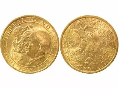Romania Michel I - 20 Gold Lei, Lib. of the North Ardeal - 1944 Bucarest