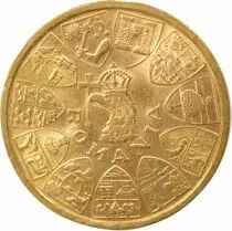 Romania Michel I - 20 Gold Lei, Lib. of the North Ardeal - 1944 Bucarest