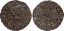Rome - Provinces 1 As, Alexandria (Troade) - Tyche, Eagle head at right (250-268)