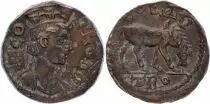 Rome - Provinces 1 As, Alexandria Troade - Tyche - Horse 250-268