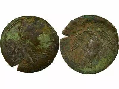 Rome - Provinces Gallia Belgica, Augustus - Quadrans, Eagle - 15 / 10 Av JC Reims