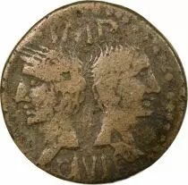 Rome - Provinces Gallia Narbonensis - Augustus & Agrippa - Dupondius - 20 / 10 BC Nemausus