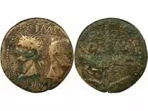 Rome - Provinces Gallia Narbonensis - Augustus & Agrippa - Dupondius - 20 BC / 10 Nemausus