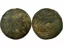 Rome - Provinces Gallia Narbonensis - Augustus & Agrippa - Dupondius - 9 / 3 BC Nemausus