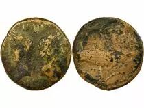 Rome - Provinces Gallia Narbonensis - Augustus & Agrippa - Dupondius - 9 / 3 BC Nemausus